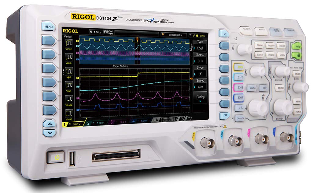 Four Channel Analog Oscilloscope
